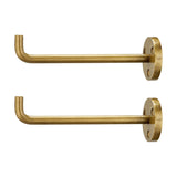 Aniko Iron Wall Hooks - Brass - Set of 2