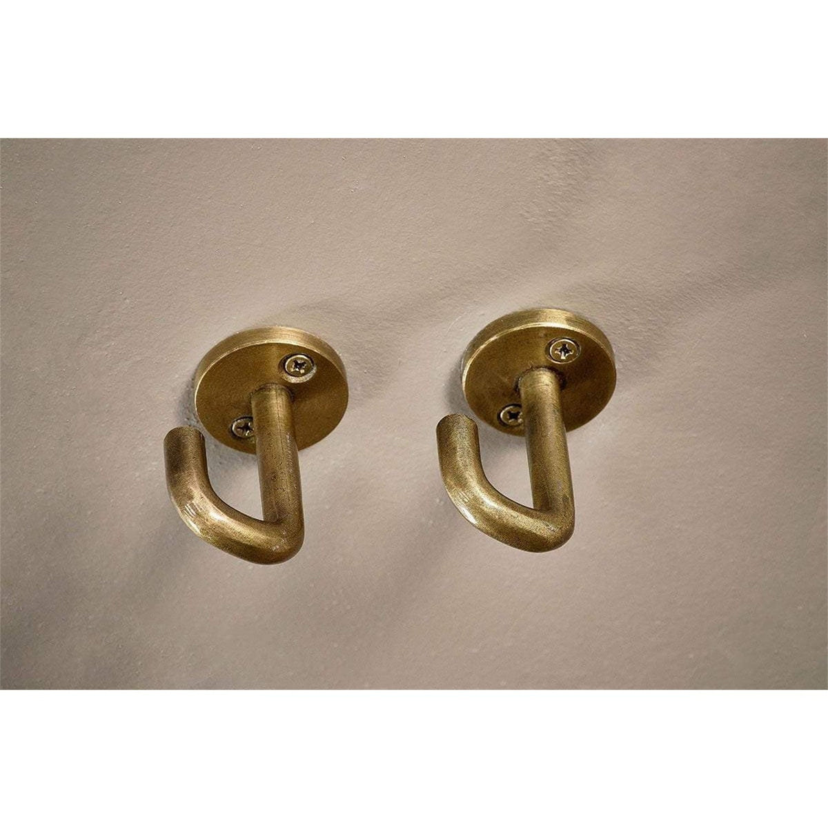 Aniko Iron Ceiling Hook - Brass - Set of 2