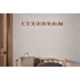 Ankita Large Wall Hooks - Natural & Antique Brass