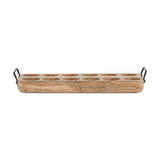 Anda Mango Wood Egg Holder - Natural