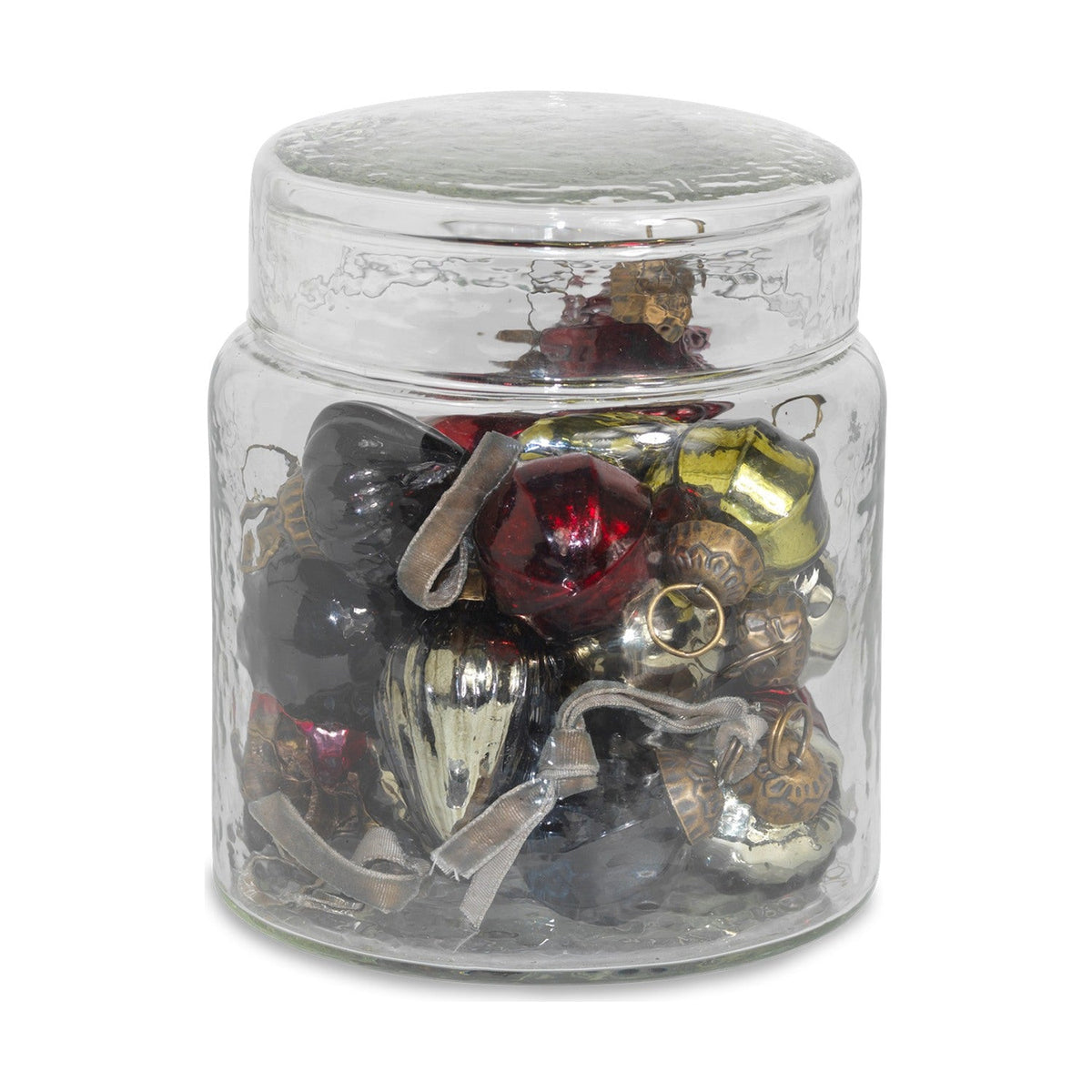 Adisa Glass Baubles in a Jar - Mixed - Set of 16