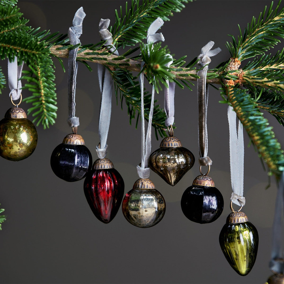 Adisa Glass Baubles in a Jar - Mixed - Set of 16
