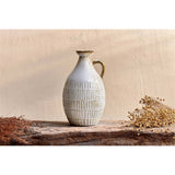 Anjuna Large Reactive Glaze Decorative Jug - White