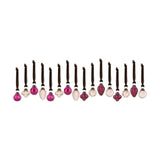 Adisa Glass Baubles in a Jar - Ruby & Copper - Set of 16