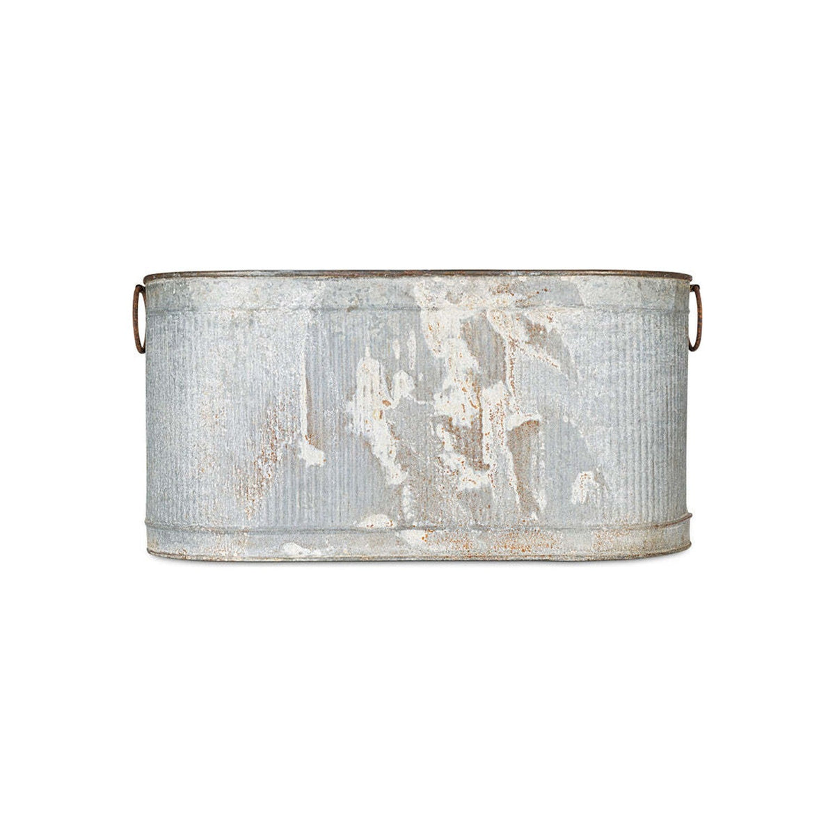 Akasa Small Trough Planter - Zinc