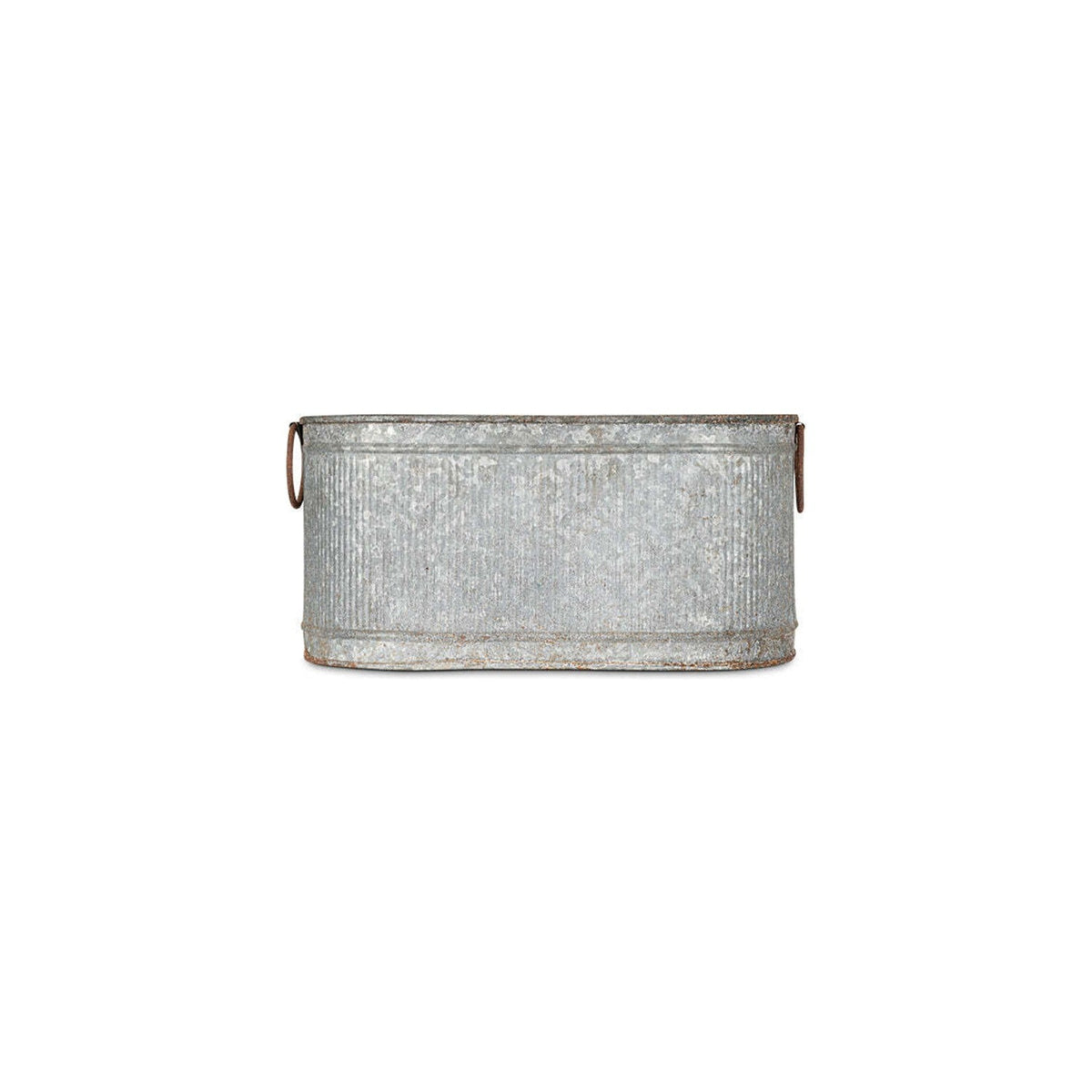 Akasa Large Trough Planter - Zinc