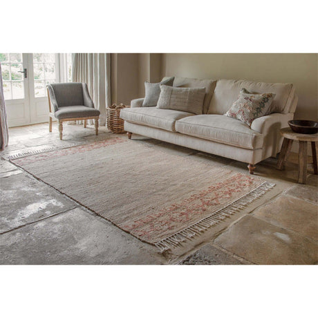 Akari 150 x 240cm Jute & Cotton Rug - Natural