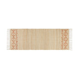 Akari 66 x 200cm Jute & Cotton Runner Rug - Natural