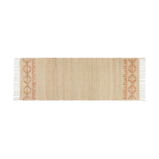 Akari 66 x 200cm Jute & Cotton Runner Rug - Natural
