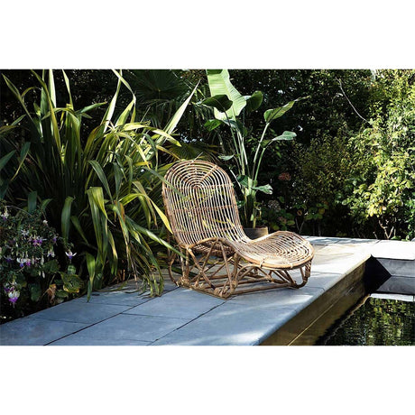 Crelbanne Rattan Lounger - Natural
