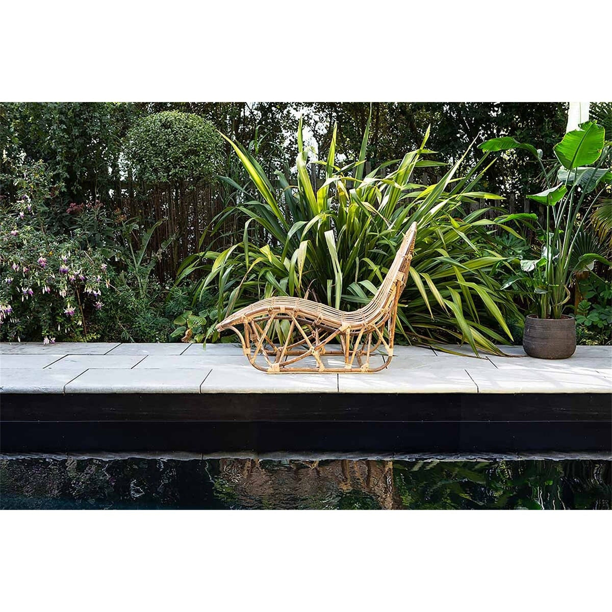 Arlia Rattan Lounger - Natural