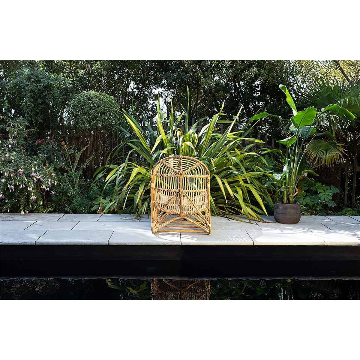 Arlia Rattan Lounger - Natural