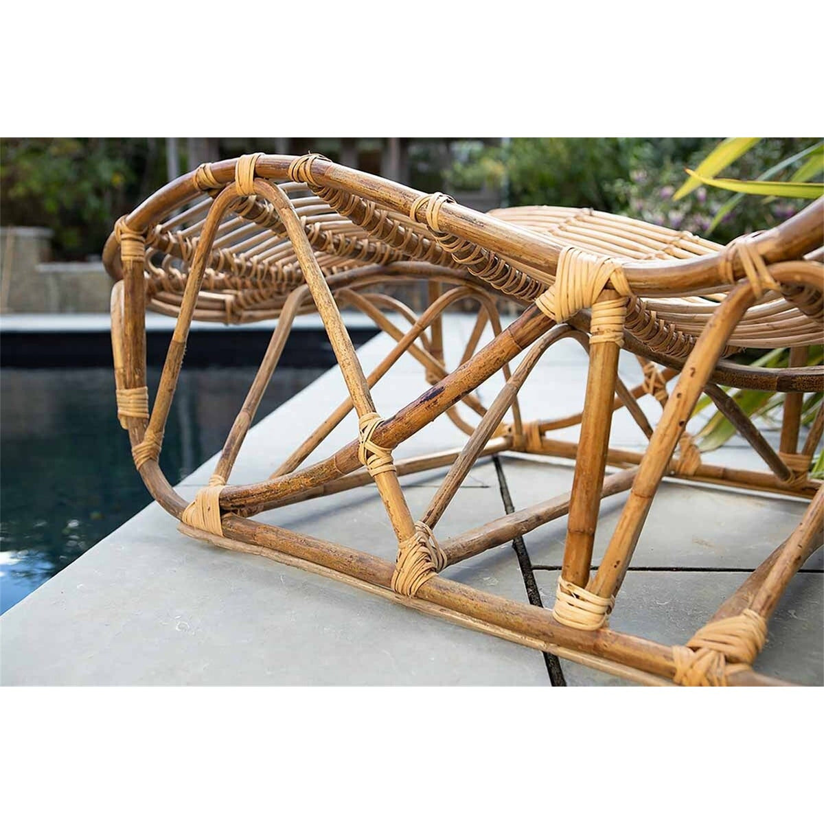 Arlia Rattan Lounger - Natural