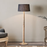 Avisa Mango Wood Floor Lamp Base - Natural