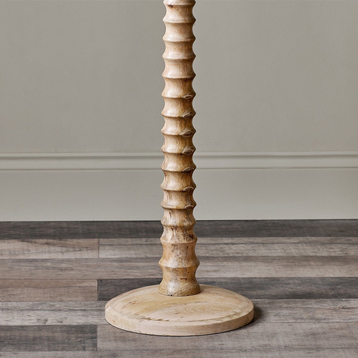 Avisa Mango Wood Floor Lamp Base - Natural