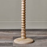 Avisa Mango Wood Floor Lamp Base - Natural