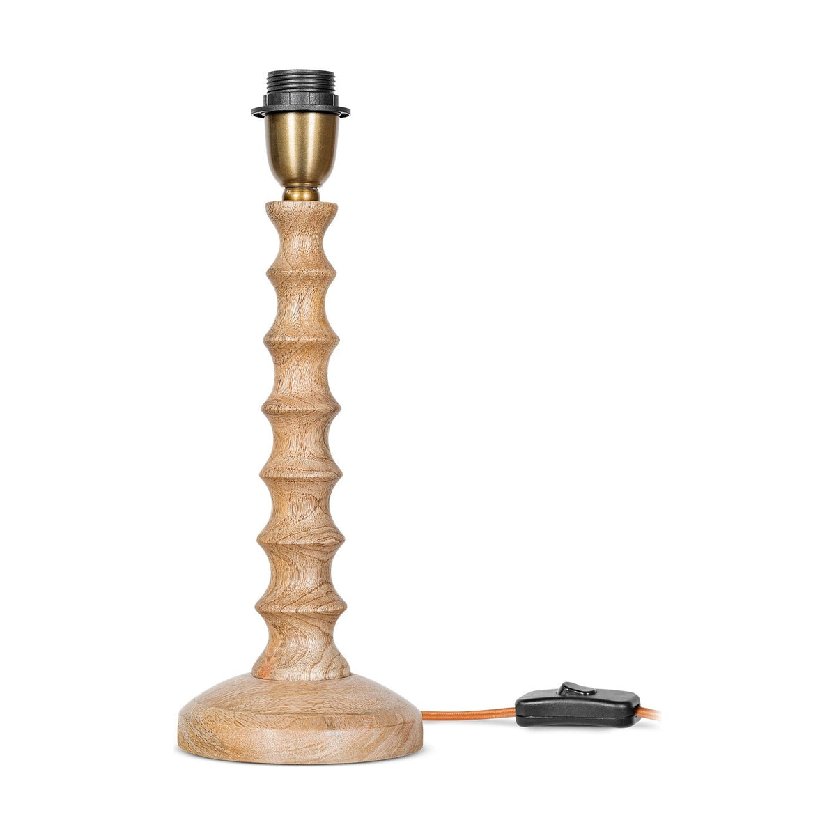 Avisa Mango Wood Table Lamp Base - Natural