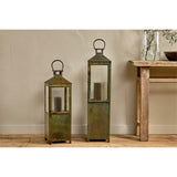 Asharu Large Lantern - Antique Patina
