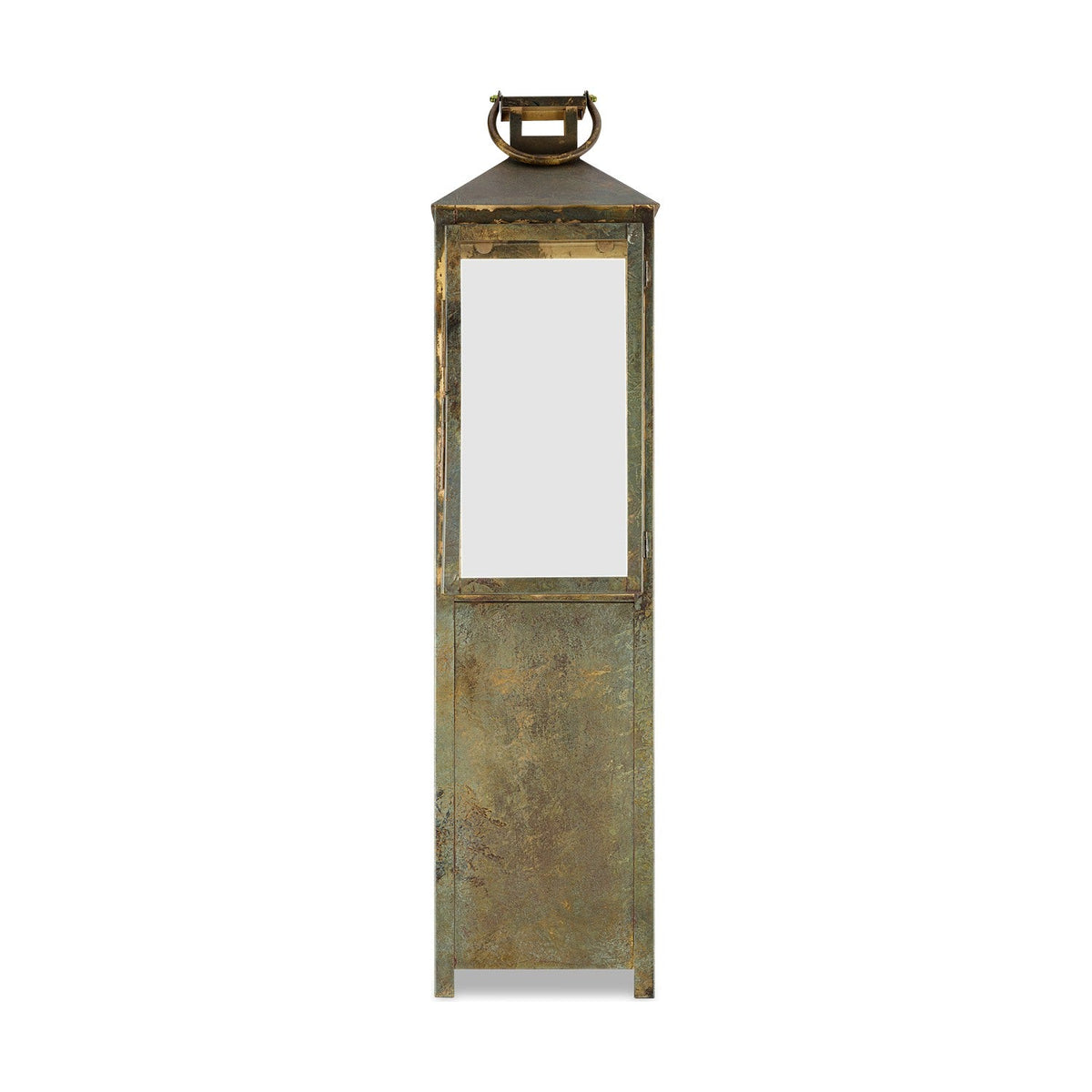 Asharu Large Lantern - Antique Patina