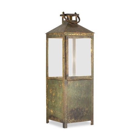 Asharu Small Lantern - Antique Patina
