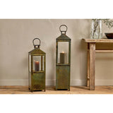 Asharu Small Lantern - Antique Patina