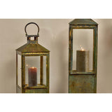 Asharu Small Lantern - Antique Patina