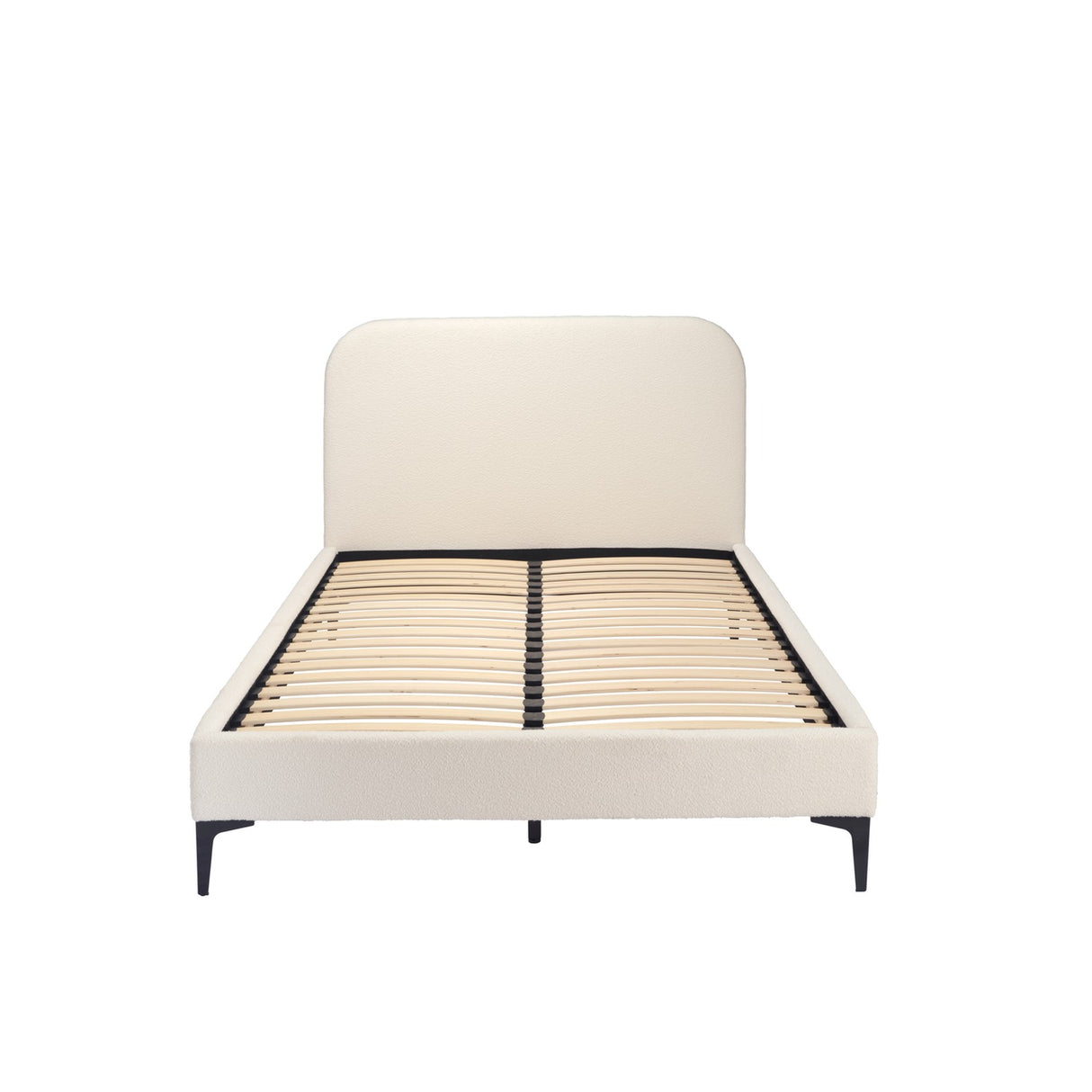 Albany King Size Bed Frame - Ivory