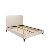 Albany King Size Bed Frame - Ivory