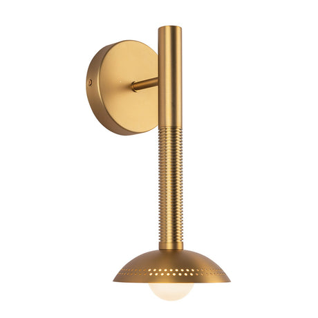 Arden 1 Light Wall Light - Brushed Gold