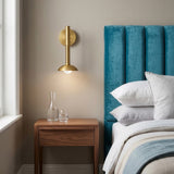 Arden 1 Light Wall Light - Brushed Gold
