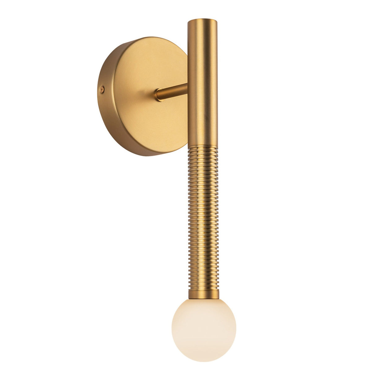 Arden 1 Light Wall Light - Brushed Gold