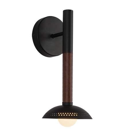 Arden 1 Light Wall Light - Matt Black