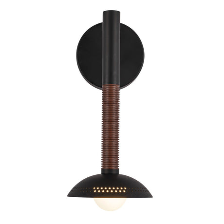 Arden 1 Light Wall Light - Matt Black