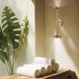 Arden 2 Light Wall Light - Brushed Gold