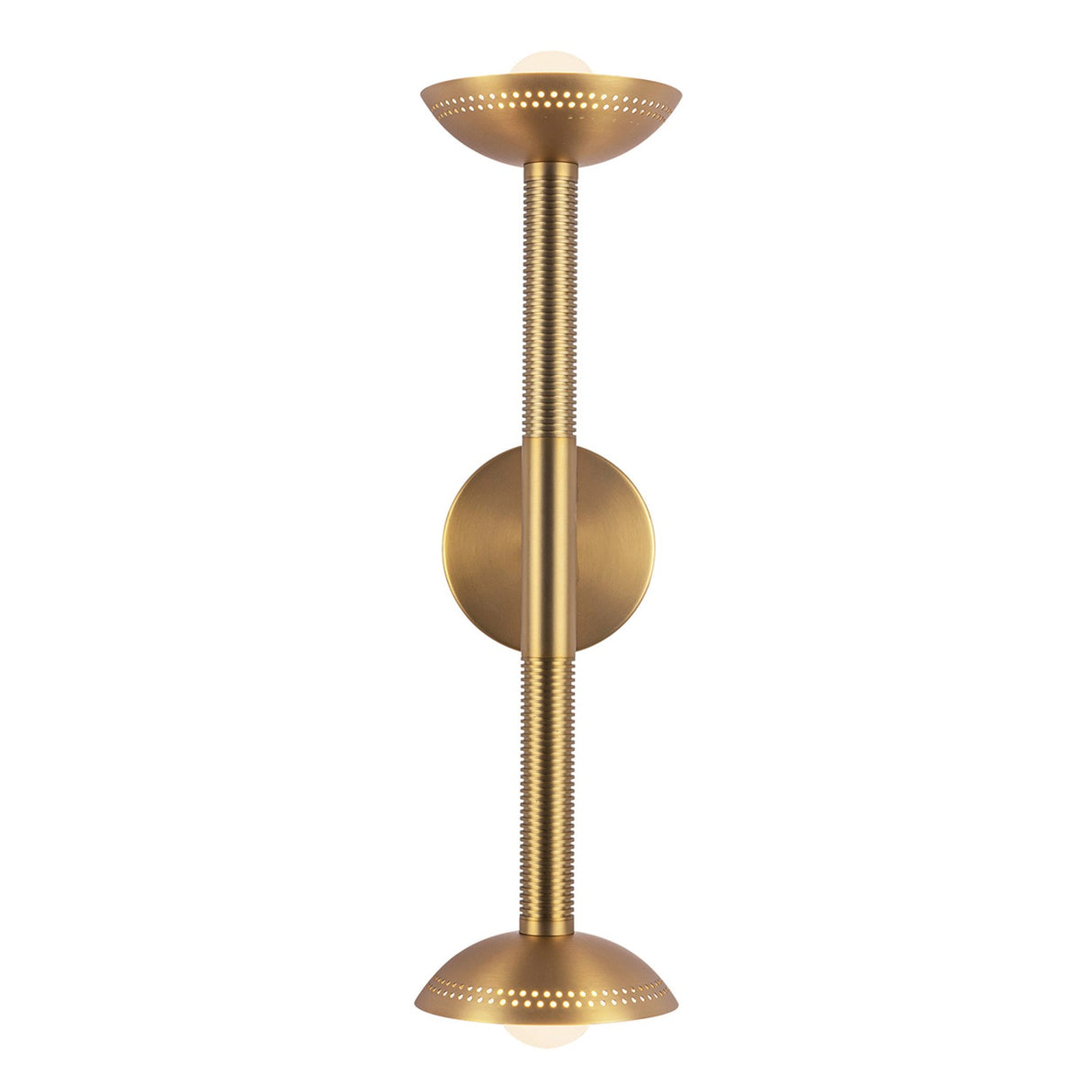 Arden 2 Light Wall Light - Brushed Gold