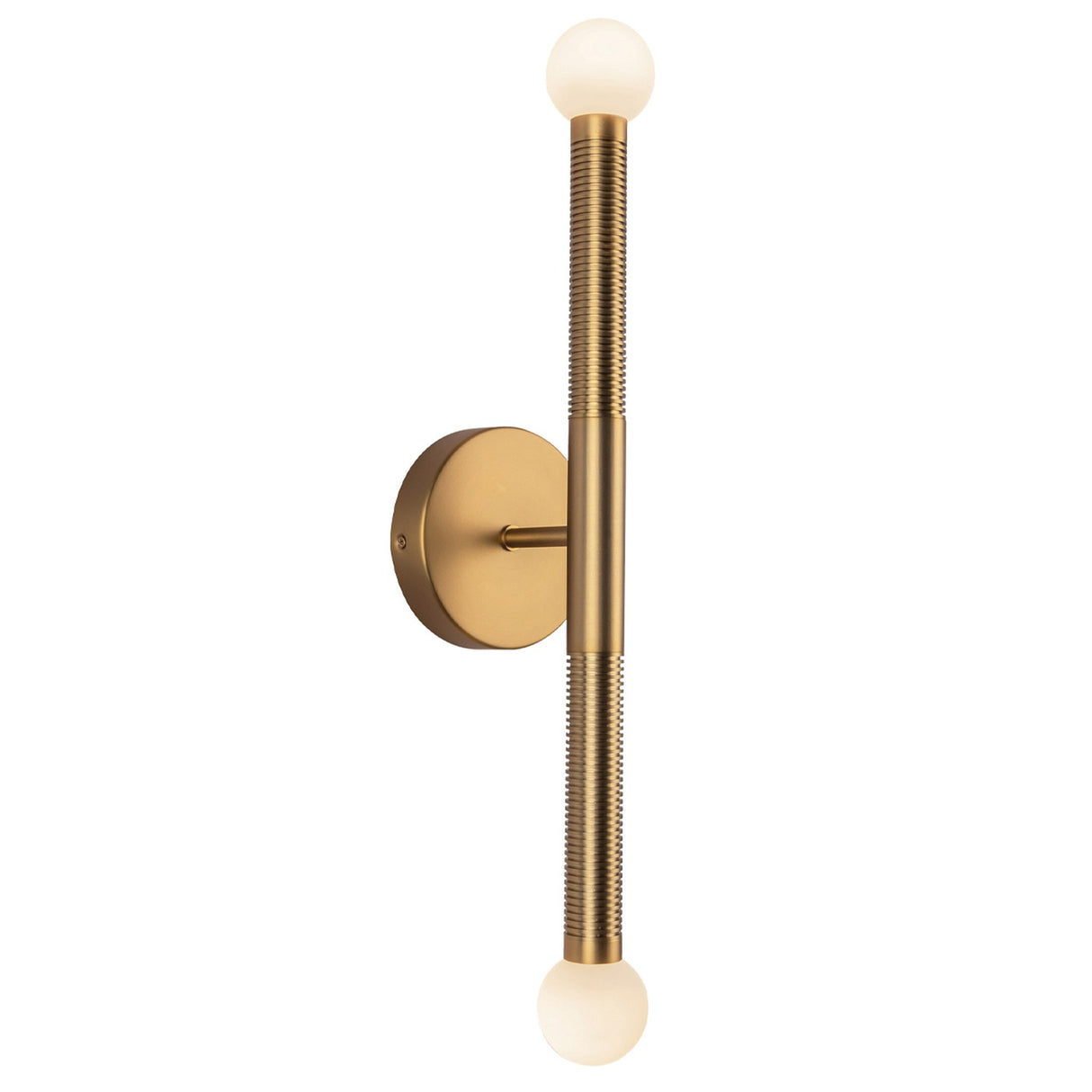Arden 2 Light Wall Light - Brushed Gold