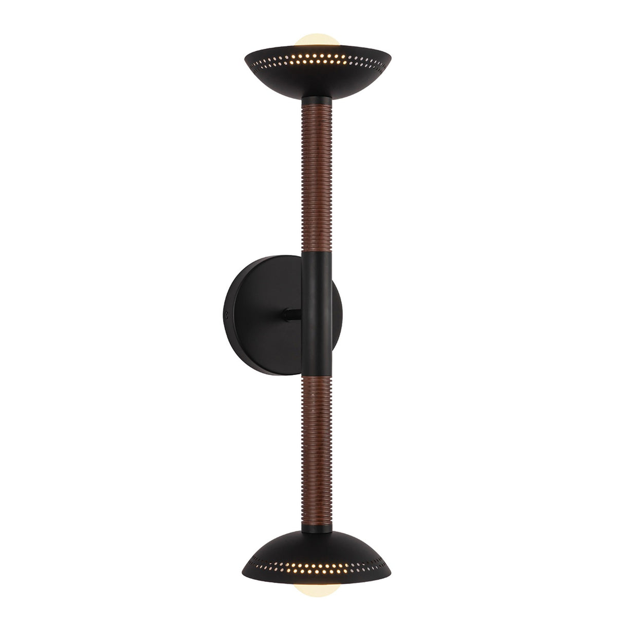 Arden 2 Light Wall Light - Matt Black