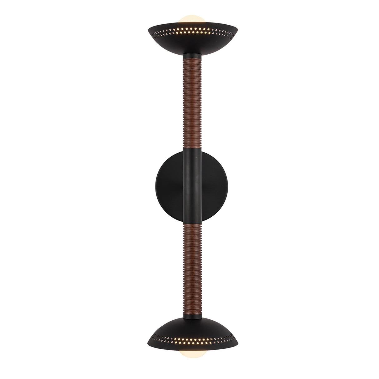 Arden 2 Light Wall Light - Matt Black
