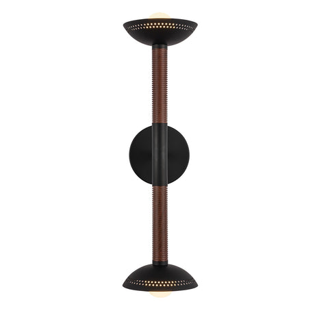 Arden 2 Light Wall Light - Matt Black