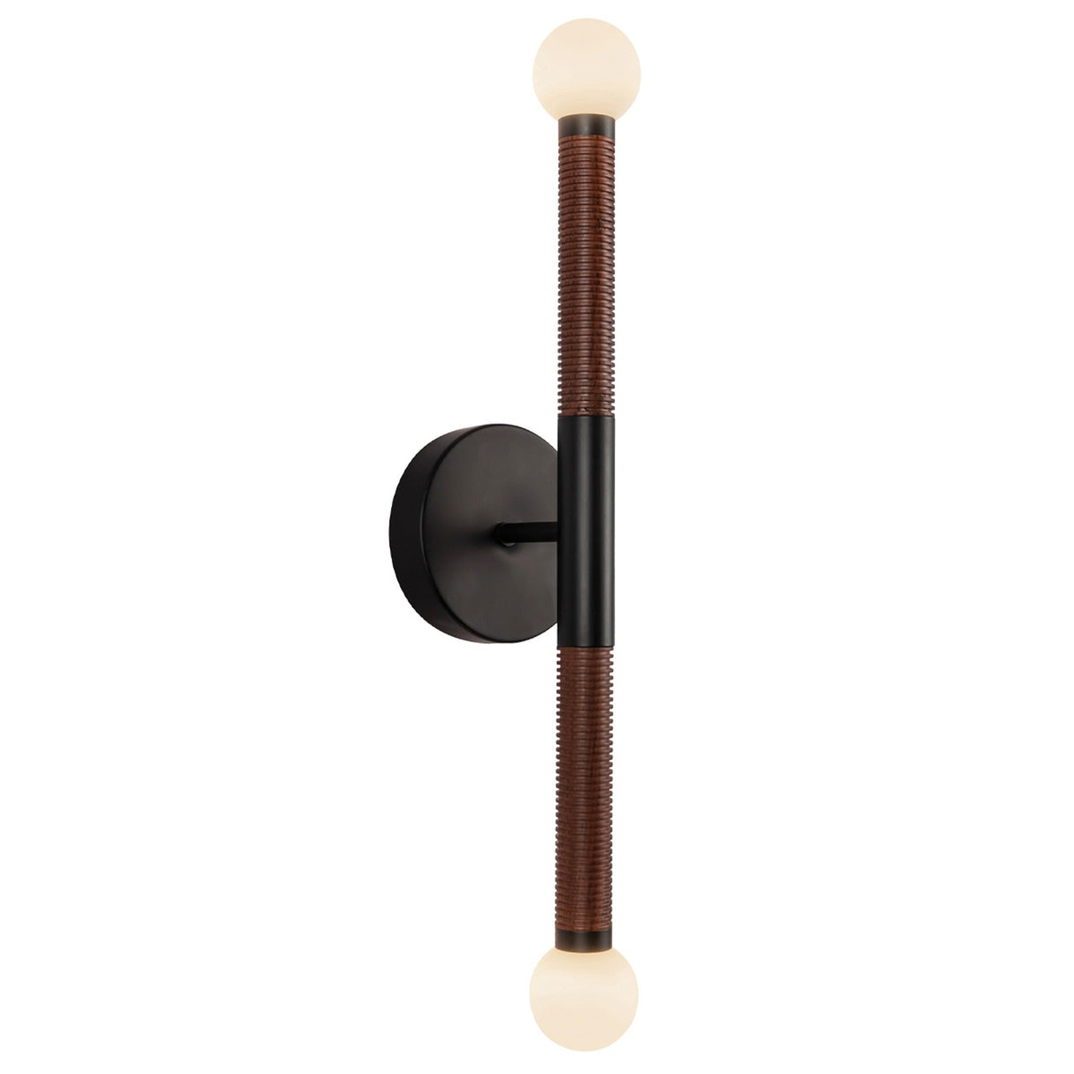 Arden 2 Light Wall Light - Matt Black