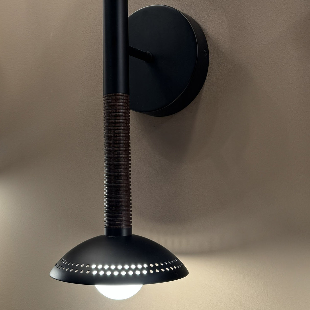 Arden 2 Light Wall Light - Matt Black