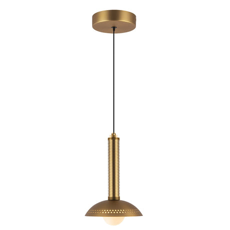 Arden 1 Light Mini Pendant Light - Brushed Gold