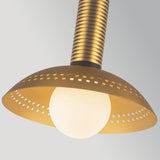 Arden 1 Light Mini Pendant Light - Brushed Gold