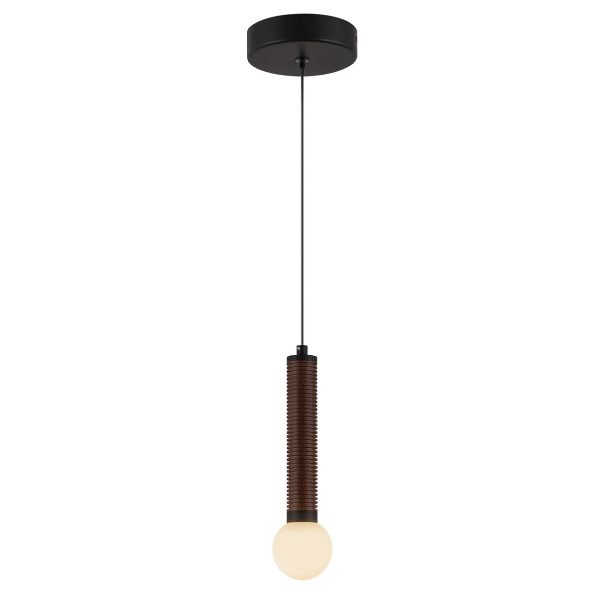 Arden 1 Light Mini Pendant Light - Matt Black