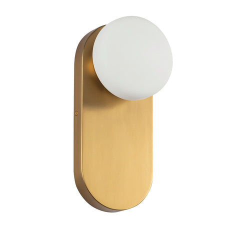 Ariel 1 Light Wall Light - Brushed Gold