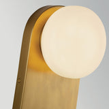 Ariel 1 Light Wall Light - Brushed Gold
