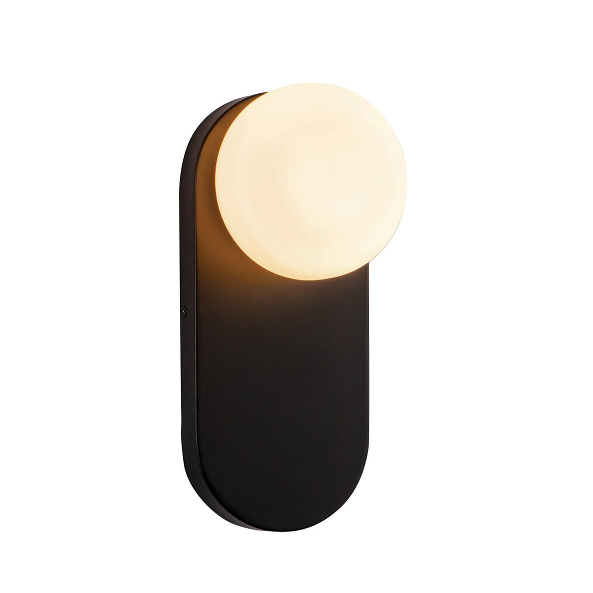 Ariel 1 Light Wall Light - Matt Black