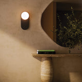 Ariel 1 Light Wall Light - Matt Black