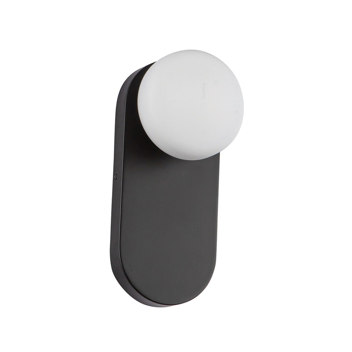 Ariel 1 Light Wall Light - Matt Black