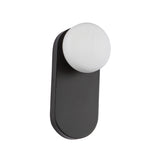 Ariel 1 Light Wall Light - Matt Black